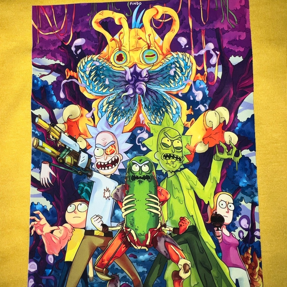 Rick and Morty graphic tee